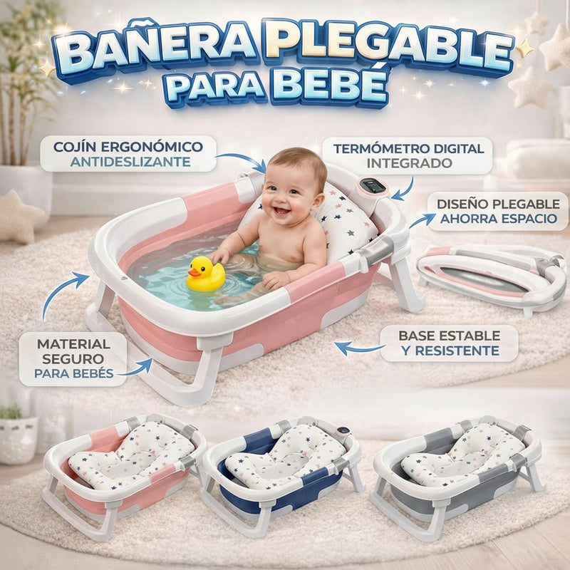 Bañera Plegable para Bebé