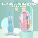 Infográfico cortaúñas eléctrico - cabezales para cada etapa del bebé