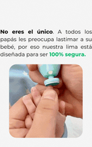 No eres el único - cortaúñas eléctrico 100% seguro para bebé